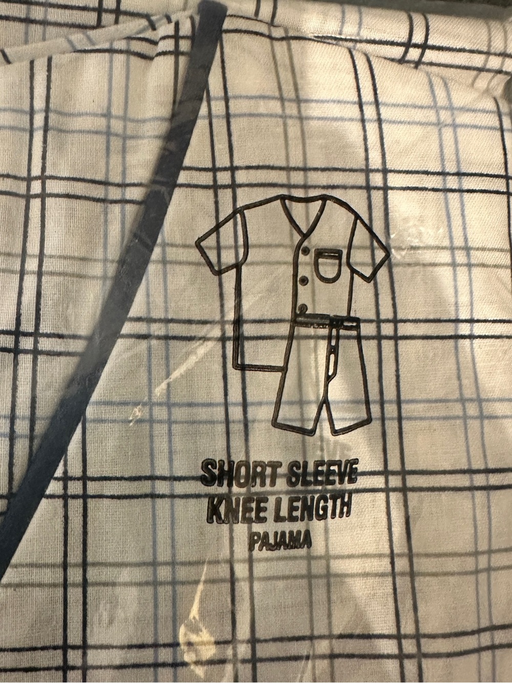 New Men’s Botany 500 Loungewear 2 pc PJ Button Top w Shorts White & Navy Medium - Picture 2 of 8